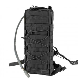 TACTICAL HYDRATION CARRIER MOLLE W/STRAPS - BLACK [8FIELDS]