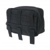 MEDIUM HORIZONTAL CARGO POUCH - BLACK. ГОРИЗОНТАЛЬНЫЙ УТИЛИТАРНЫЙ ПОДСУМОК - ЧЕРНЫЙ [GFС]