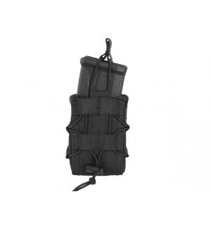 MOLLE DOUBLE RIFLE MAG SPEED POUCH - BLACK [8FIELDS]