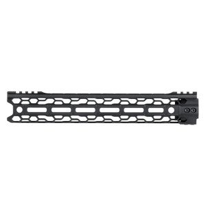[KUBLAI] 12.5" SKELETONIZED MLOCK HANDGUARD - BLACK