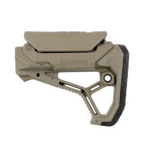 [KUBLAI] Приклад тактичний AR15/M4 STOCK WITH INTEGRATED CHEEK WELD - TAN