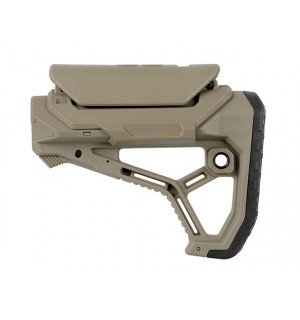 [KUBLAI] Приклад тактический AR15/M4 STOCK WITH INTEGRATED CHEEK WELD - TAN
