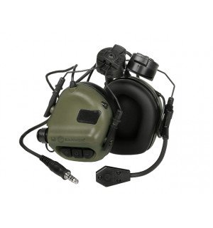 M32H ELECTRONIC COMMUNICATION HEARING PROTECTOR FOR FAST HELMETS - FG [EARMOR]