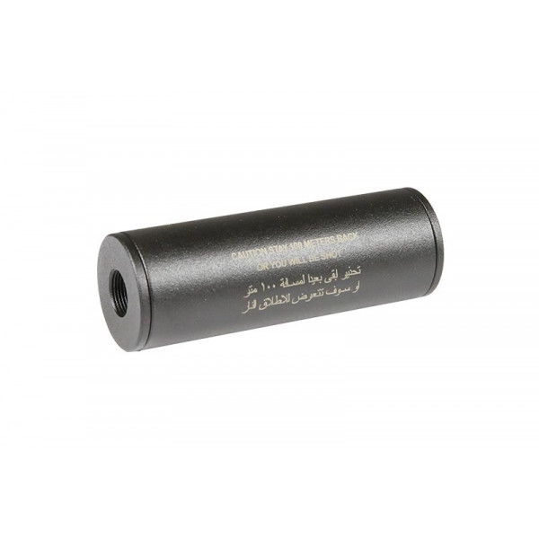 [AE] Глушитель страйкбольный Stay 100 meters back Covert Tactical PRO 35x100mm
