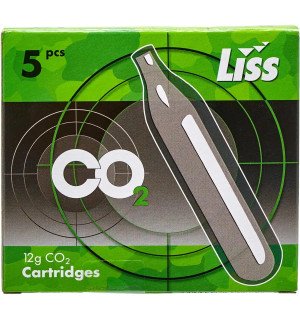 Балон CO2 Liss 12g 5 шт/уп