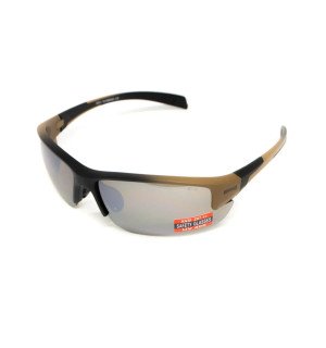 Окуляри Global Vision Hercules-7 Black-Brown (drive mirror), дзеркальні коричневі в коричнево-чорній оправі
