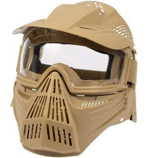 Маска для страйкболу трансформер Leader Mask тан[WoSport ]