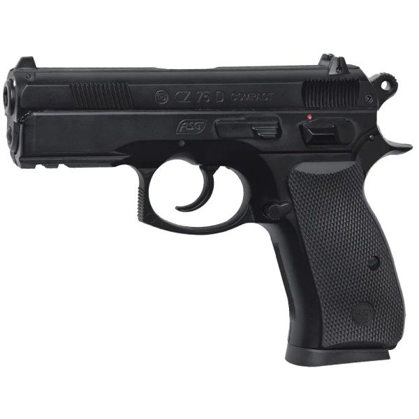 Пістолет страйкбольний ASG CZ 75D Compact Green Gas