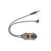 Wosport подвійна виносна кнопка (2.5mm/SF) FL-ACC-06 Tan