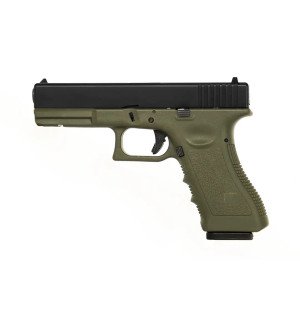 Пістолет страйкбольний Evolution E017 Gas  od green