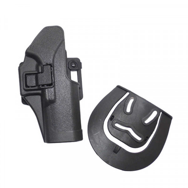 QUICKLY PISTOL HOLSTER WITH LOCKING MECHANISM FOR G.17 - BLACK [CS]