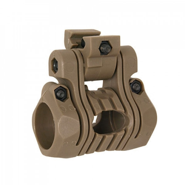 КРОНШТЕЙН ДЛЯ ФОНАРЯ. 5-POSITIONS 1" FLASHLIGHT MOUNT - DARK EARTH [ELEMENT]