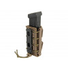 SOFT SHELL PISTOL MAG POUCH WITH MOLLE CLIP - COYOTE [TMC]